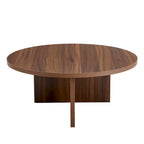 Table basse ronde moderne en MDF, table de salon durable