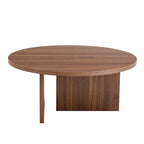 Table basse ronde moderne en MDF, table de salon durable