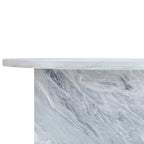 Table basse ronde moderne en MDF, table de salon durable