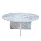 Table basse ronde moderne en MDF, table de salon durable
