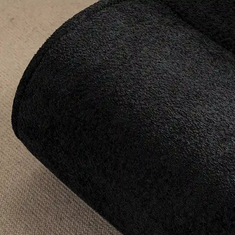 Fauteuil inclinable intemporel en tissu | Accoudoirs et repose-pieds rembourrés | Fauteuil inclinable d'appoint pour salon