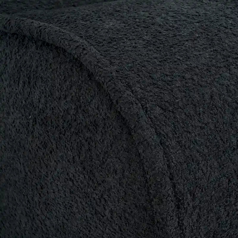 Fauteuil inclinable intemporel en tissu | Accoudoirs et repose-pieds rembourrés | Fauteuil inclinable d'appoint pour salon
