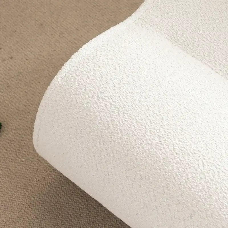 Fauteuil inclinable intemporel en tissu | Accoudoirs et repose-pieds rembourrés | Fauteuil inclinable d'appoint pour salon