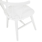 Ensembles de tables et chaises de salle à manger en bois avec chaises Windsor pour cuisine et salle à manger