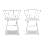 Ensembles de tables et chaises de salle à manger en bois avec chaises Windsor pour cuisine et salle à manger