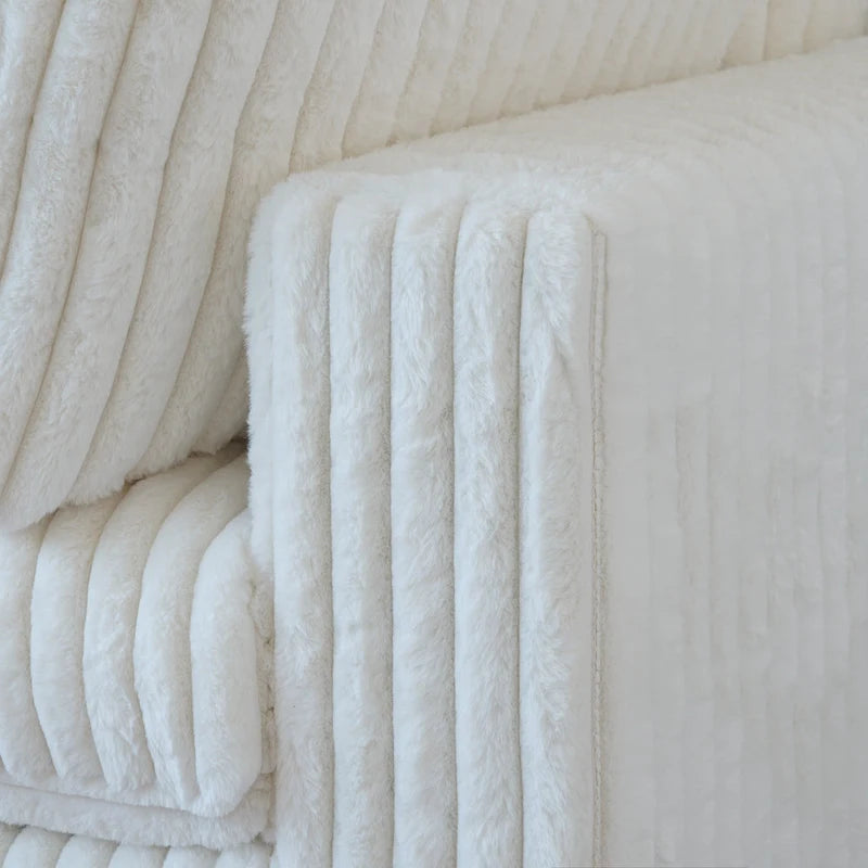 Canapé sectionnel modulaire en peluche douce 157,48 cm, 4 places, rembourré, pour salon