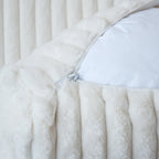 Canapé sectionnel modulaire en peluche douce 157,48 cm, 4 places, rembourré, pour salon