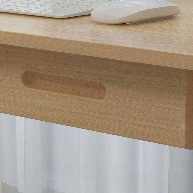 Kerrogee 39,4 Pouces Bureau d'ordinateur en Bois avec 2 Tiroirs - 4 Couleurs