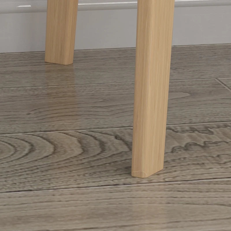 Kerrogee 39,4 Pouces Bureau d'ordinateur en Bois avec 2 Tiroirs - 4 Couleurs