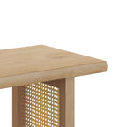 Banc de salle à manger rectangulaire en cannage Havenwood
