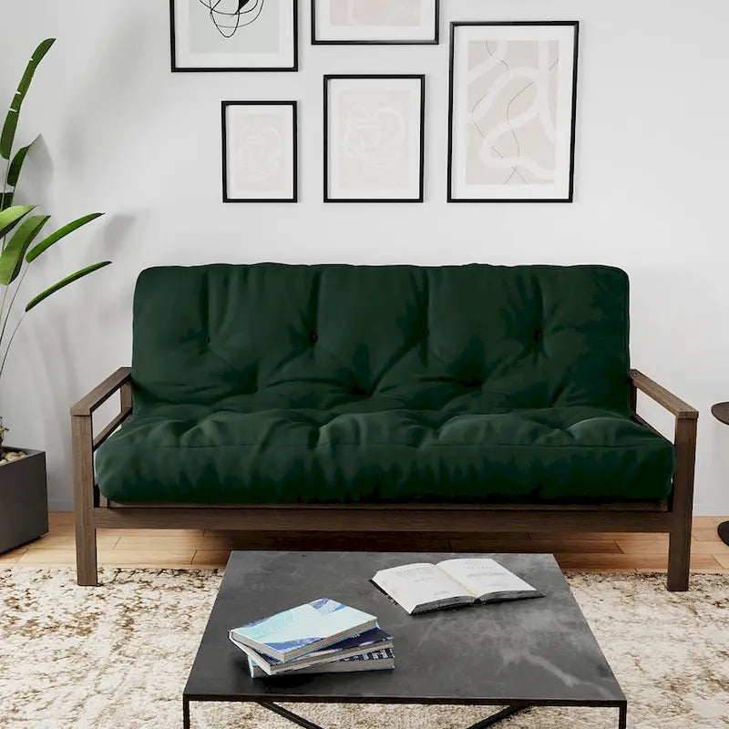Matelas de futon jumeau en mousse à mémoire de forme gel 10" | Fabriqué à la main aux États-Unis | Canapé-lit confort rafraîchissant