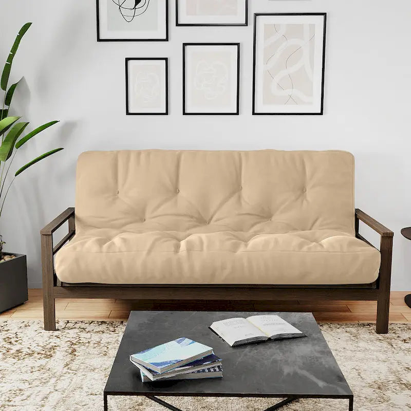 Matelas de futon jumeau en mousse à mémoire de forme gel 10" | Fabriqué à la main aux États-Unis | Canapé-lit confort rafraîchissant