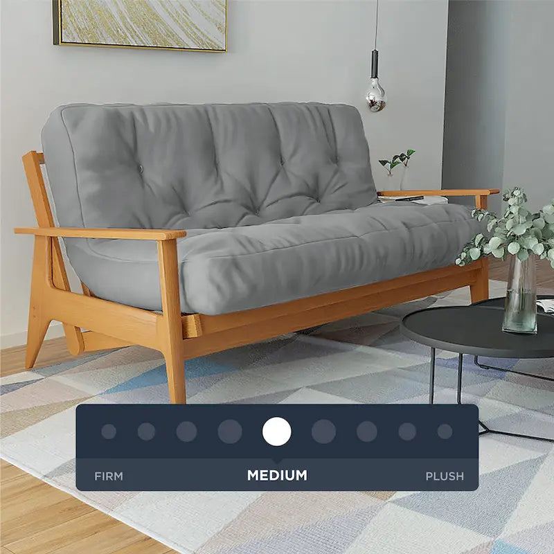 Matelas de futon jumeau en mousse à mémoire de forme gel 10" | Fabriqué à la main aux États-Unis | Canapé-lit confort rafraîchissant