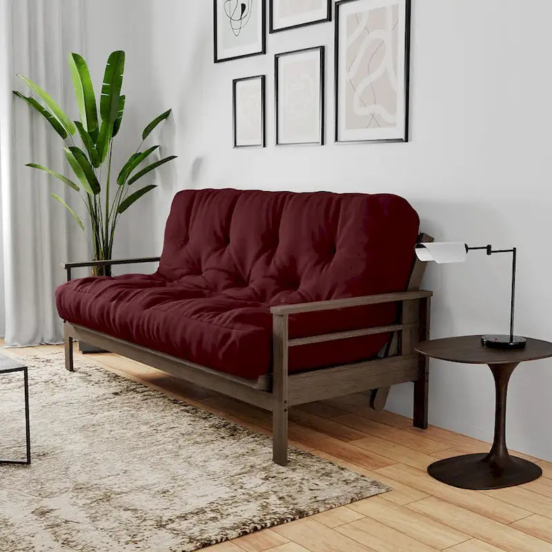 Matelas de futon jumeau en mousse à mémoire de forme gel 10" | Fabriqué à la main aux États-Unis | Canapé-lit confort rafraîchissant
