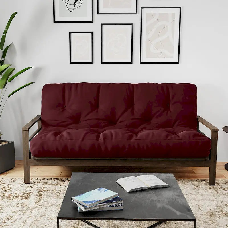 Matelas de futon jumeau en mousse à mémoire de forme gel 10" | Fabriqué à la main aux États-Unis | Canapé-lit confort rafraîchissant