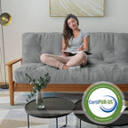Matelas de futon jumeau en mousse à mémoire de forme gel 10" | Fabriqué à la main aux États-Unis | Canapé-lit confort rafraîchissant
