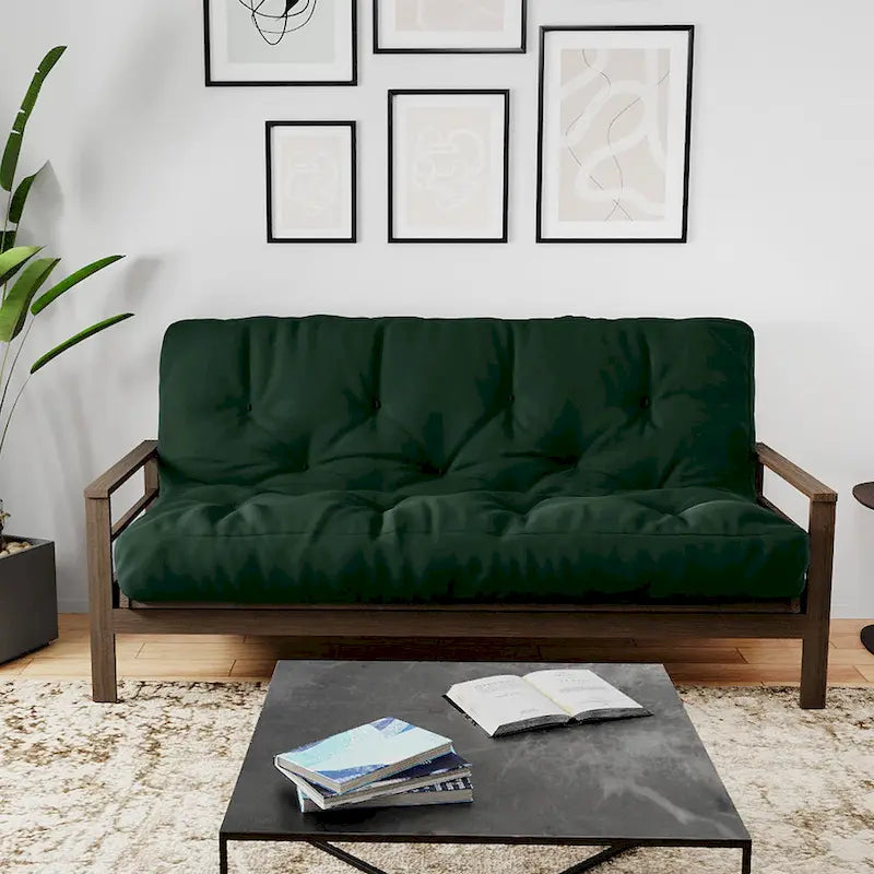 Matelas de futon jumeau en mousse à mémoire de forme gel 10" | Fabriqué à la main aux États-Unis | Canapé-lit confort rafraîchissant