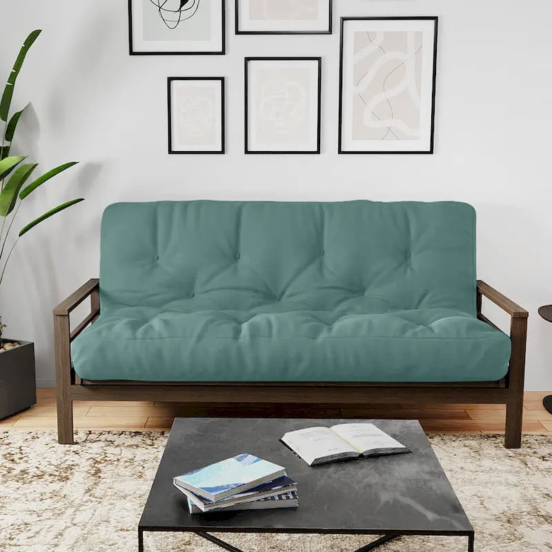 Matelas de futon jumeau en mousse à mémoire de forme gel 10" | Fabriqué à la main aux États-Unis | Canapé-lit confort rafraîchissant