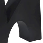 Console de table Noele moderne noire 48 pouces à plateau en verre par Furniture of America
