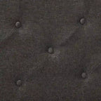 Cadre de lit capitonné avec boutons, taille double