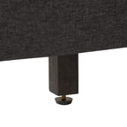 Cadre de lit capitonné avec boutons, taille double