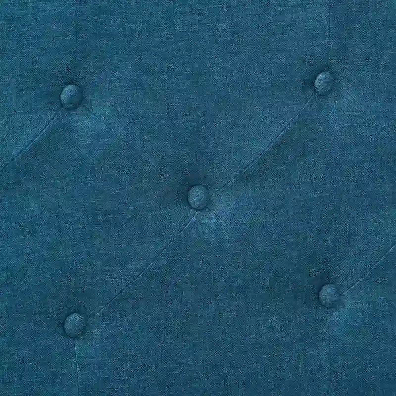 Cadre de lit capitonné avec boutons, taille double
