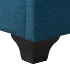 Cadre de lit capitonné avec boutons, taille double
