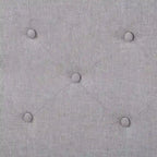 Cadre de lit capitonné avec boutons, taille double