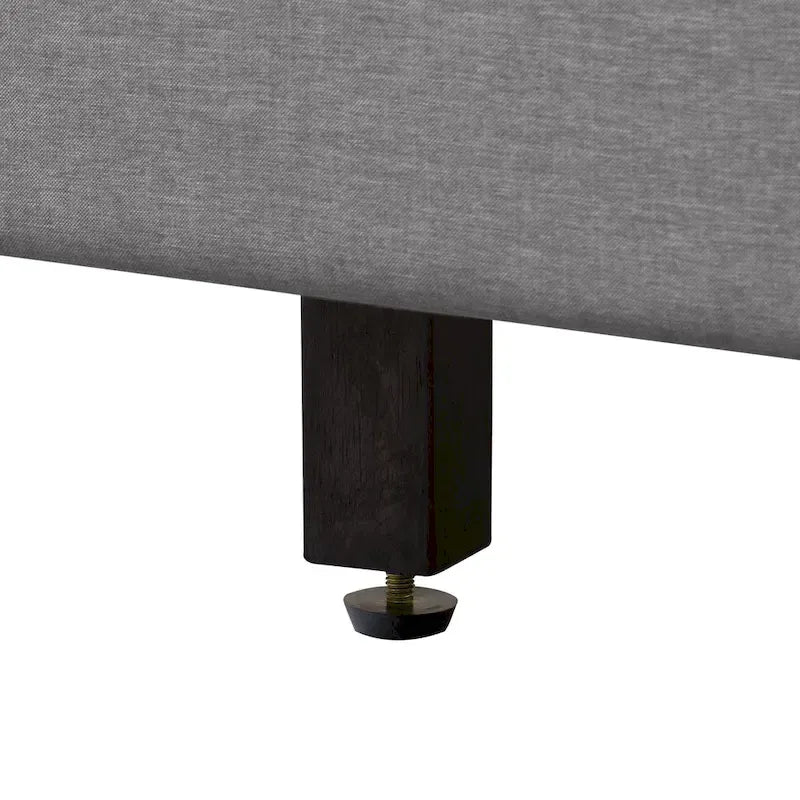 Cadre de lit capitonné avec boutons, taille double