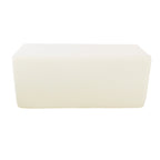 Banc de rangement HomePop en sherpa rembourré - Crème