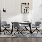 Lot de 2 chaises de salle à manger pivotantes - N/A
