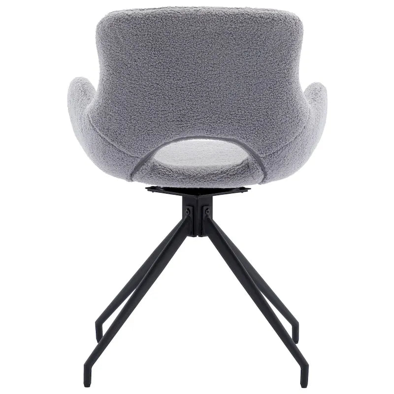 Lot de 2 chaises de salle à manger pivotantes - N/A