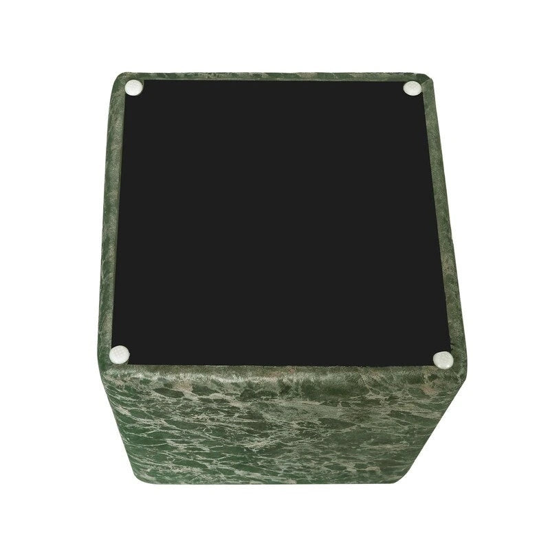Tabouret carré/tabouret de coiffeuse avec coussin en tissu
