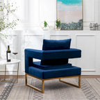 Fauteuil d'appoint contemporain rembourré Lenola de Roundhill Furniture