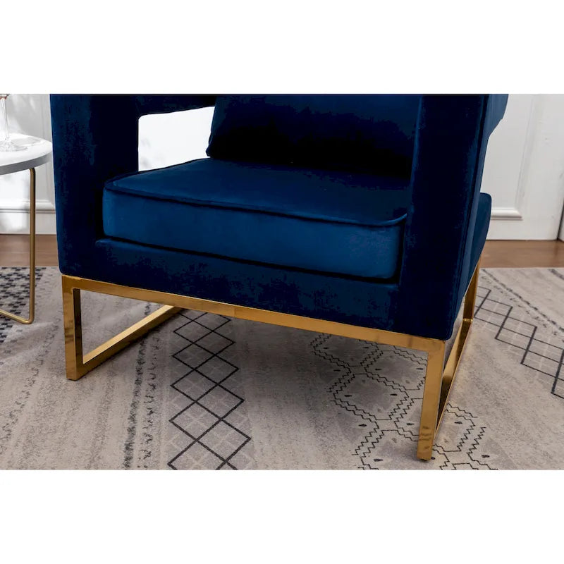 Fauteuil d'appoint contemporain rembourré Lenola de Roundhill Furniture