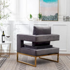 Fauteuil d'appoint contemporain rembourré Lenola de Roundhill Furniture