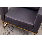 Fauteuil d'appoint contemporain rembourré Lenola de Roundhill Furniture