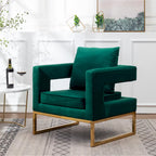 Fauteuil d'appoint contemporain rembourré Lenola de Roundhill Furniture
