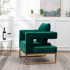 Fauteuil d'appoint contemporain rembourré Lenola de Roundhill Furniture