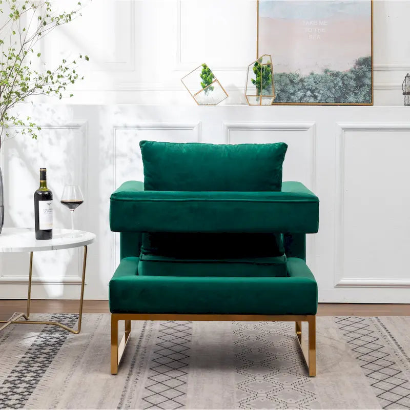 Fauteuil d'appoint contemporain rembourré Lenola de Roundhill Furniture