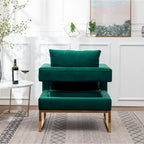 Fauteuil d'appoint contemporain rembourré Lenola de Roundhill Furniture
