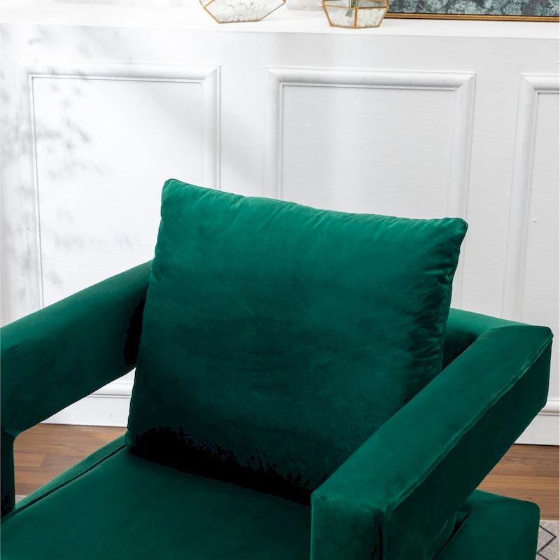 Fauteuil d'appoint contemporain rembourré Lenola de Roundhill Furniture