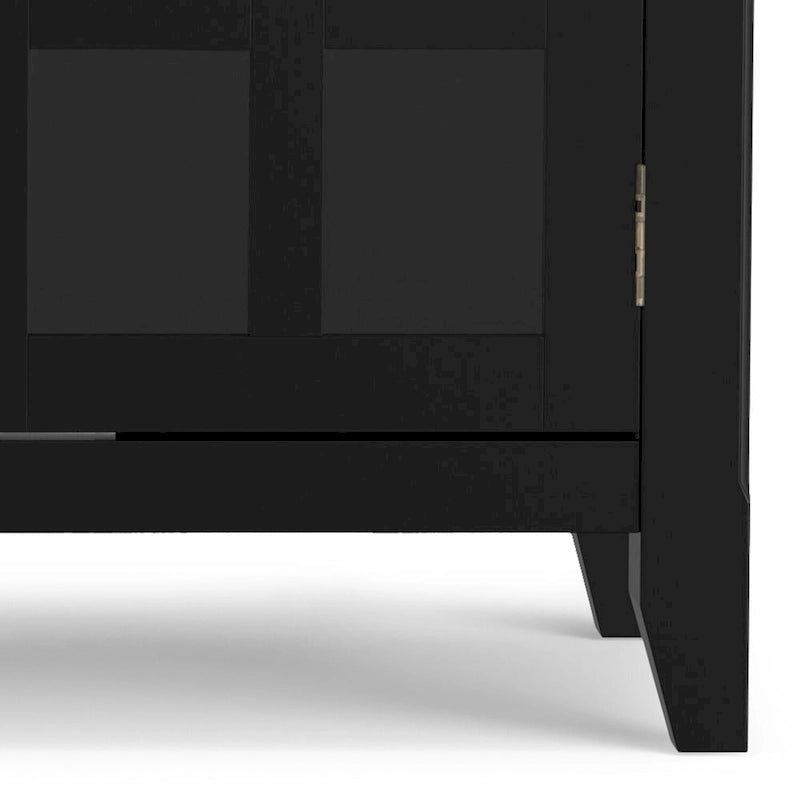 Meuble TV en bois massif de 134,6 cm pour téléviseurs jusqu'à 152,4 cm | Meuble de rangement rustique fait à la main