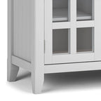 Meuble TV en bois massif de 134,6 cm pour téléviseurs jusqu'à 152,4 cm | Meuble de rangement rustique fait à la main