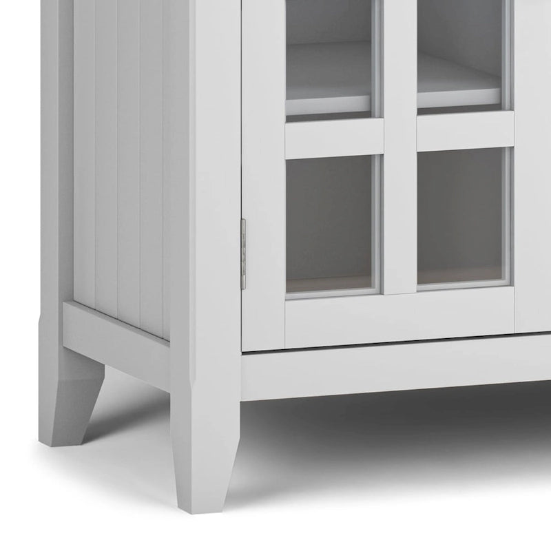 Meuble TV en bois massif de 134,6 cm pour téléviseurs jusqu'à 152,4 cm | Meuble de rangement rustique fait à la main
