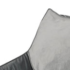 Fauteuil Pouf Surdimensionné en Velours avec Accoudoirs | Fauteuil de Salon Doux pour Adulte