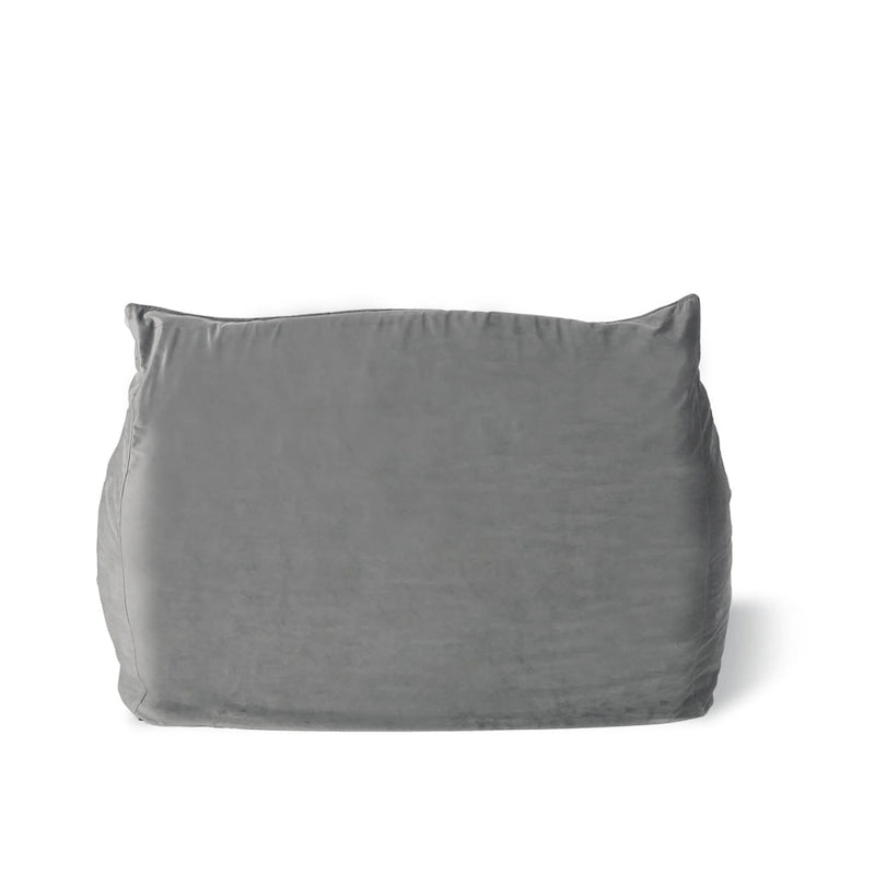 Fauteuil Pouf Surdimensionné en Velours avec Accoudoirs | Fauteuil de Salon Doux pour Adulte