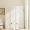 Armoire de chambre Armoire Armoire Dressing Tringle à vêtements Tiroir
