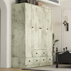 Armoire de chambre Armoire Armoire Dressing Tringle à vêtements Tiroir