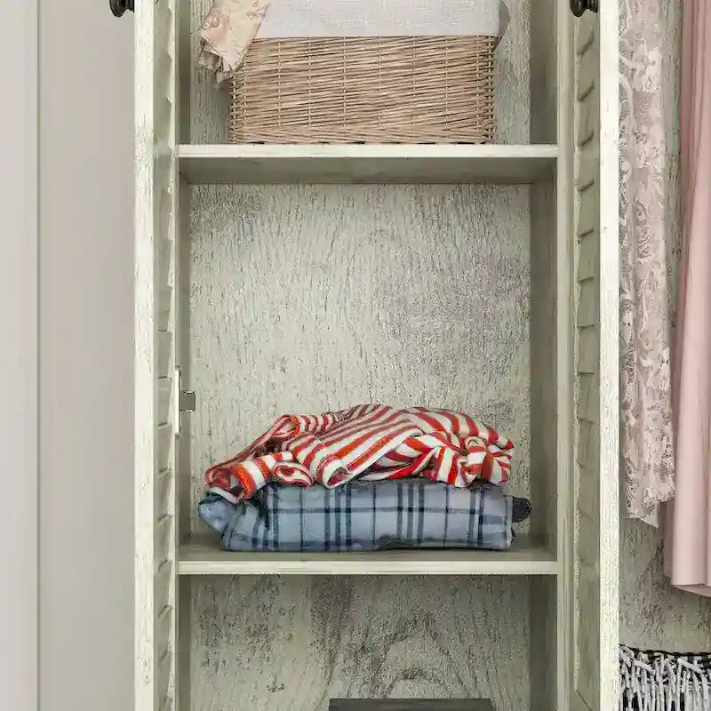 Armoire de chambre Armoire Armoire Dressing Tringle à vêtements Tiroir